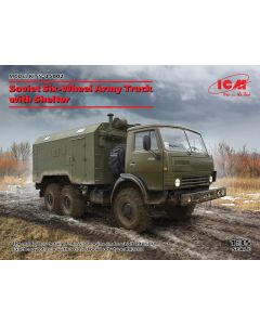 ICM 1/35 Soviet Six-Wheel Army Truck with Shelter # 35002