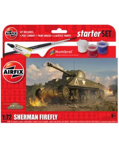 Airfix A55003 Small Beginners Set Sherman Firefly 1:72 Plastic Model Kit
