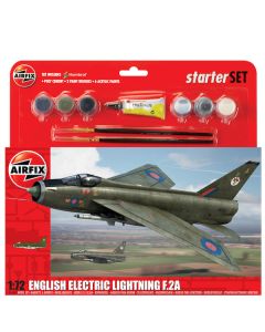 Airfix A55305 E E Lightning F2a Starter Set Medium 1:72 Aircraft Model Kit