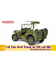 Dragon 1/6 1/4-Ton 4x4 Truck w/M2 .50-cal Machine Gun # 75052
