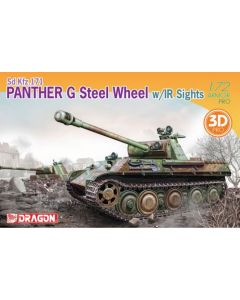 Dragon 1/72 Sd.Kfz. 171 Panther G Steel Wheel with IR Sights # 7697