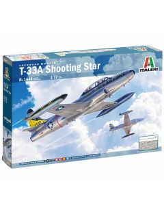 Italeri 1444 T-33A Shooting Star 1:72 Scale Plastic Model Plane Kit