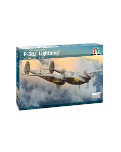 Italeri Lockheed Martin P-38J Lightning 1/72 Plastic Model Aircraft Kit - 1446