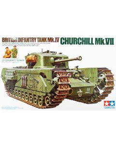Tamiya 1/35 British Churchill VII Military Model Kit - 35210