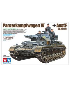 Tamiya 35374 German Panzerkampfwagen IV Ausf F 1/35 - Plastic Model Tank Kit