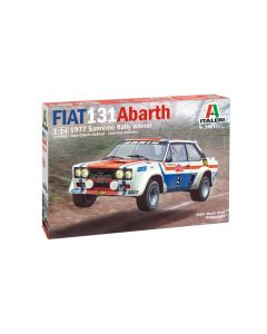 Italeri 3621 Fiat 131 Abarth San Remo Winner 1977 1/24 - Plastic Model Car Kit