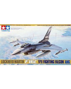 Tamiya 1/48 Lockeed F-16C (Black 25/32) Fighting Falcon - 61101