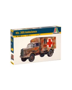 Italeri Kfz.305 Ambulance 1/72 Figures Kit - 7055
