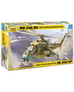 Zvezda 4823 Soviet Attack Helicopter MIL-Mi 24 V/VP 1:48 Plastic Model Kit