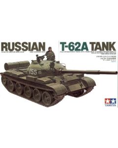 Tamiya 1/35 Russian T-62A Tank -35108 Military Model Kit